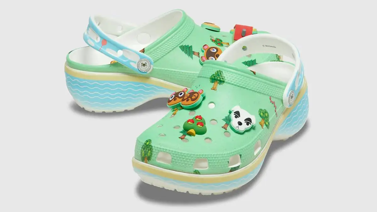 Animal Crossing Crocs Come With Isabelle and Tom Nook Jibbitz Charms