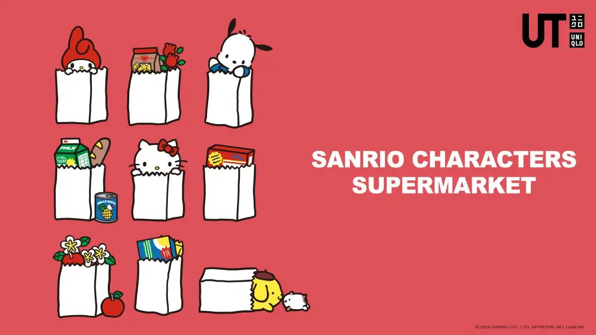 Uniqlo Demon Slayer and Sanrio Characters Supermarket Shirts Announced