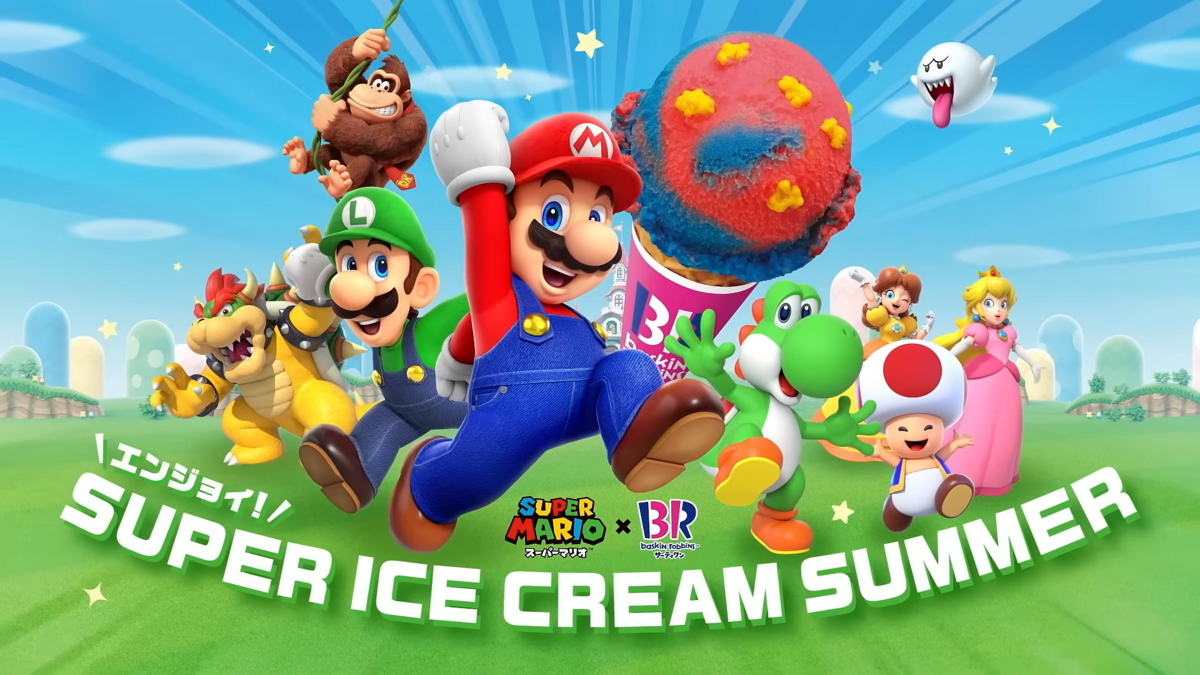 super mario baskin robbins
